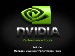 Performance Tools
