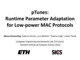 pTunes: Runtime Parameter Adaptation for Low