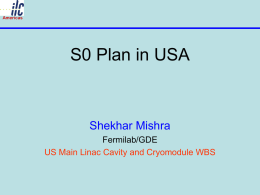 S0 Plan in USA