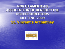 NORTH AMERICAN ASSOCIATION OF BENEDICTINE OBLATE …