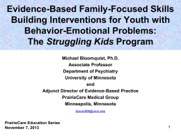 Aggression and Conduct Problems in Children and