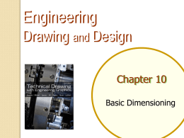 Chapter 8.1-8.5: Basic Dimensioning