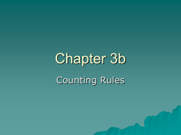 Chapter 3 Combinatorics