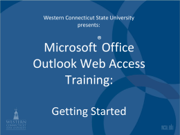 Outlook Web Access: Overview