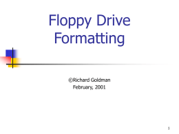 Format - Floppy Disk - Pioneer Pacific College