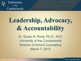 Leadership, Advocacy, & Accountability