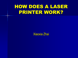 The basic components of a laser printer