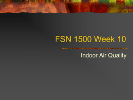 Indoor Air Quality - Oakland Community College