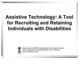 1-Assistive Technology - Johns Hopkins University
