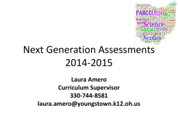 Next Generation Assessments 2014-2015