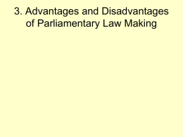 Lay Magistrates – advantages and disadvantages