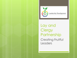 Lay and Clergy Partnership