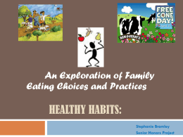 Healthy Habits: - DigitalCommons@URI