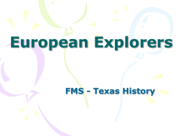 European Explorers - Pleasant Grove Middle School