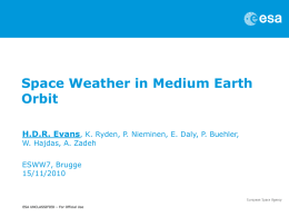 Space Weather in Medium Earth Orbit HDR Evans