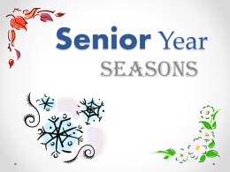 Seasons for Seniors