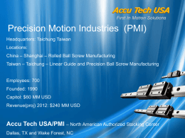 Catalogs/PMI Accu Tech USA DE