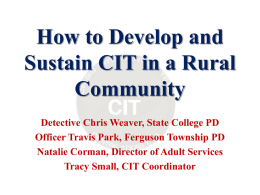 How to Develop and Sustain in a Rural Community