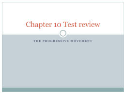 Chapter 10 Test review