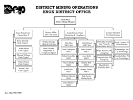 District Mining Operations