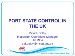 PORT STATE CONTROL IN THE UK - Russian Maritime Register