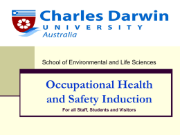 Occupational Health Safety and Welfare
