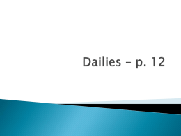 Dailies – p. 12 - Bowman at Brooks