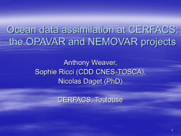 Towards a variational data assimilation system for NEMO