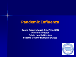 Pandemic Influenza - St. Cloud State University