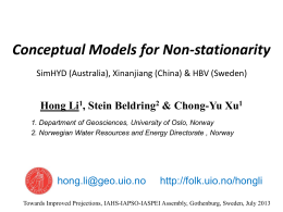 Hydrological Modelling in Mountains