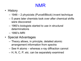 NMR - Union College
