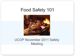Food Safety - University of California | Office of The