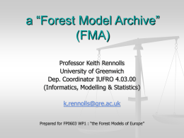 Forest Biometry, Modelling and Information Sciences (FBMIS