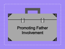 Mentoring Programs to Promote Father Involvement
