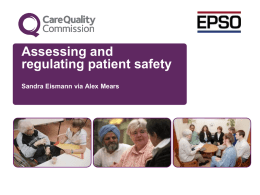 regulating patient safety