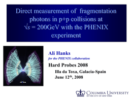 Measuring bremsstrahlung photons in pp collisions (update)
