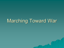 Marching Toward War - Home