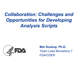 PhUSE-FDA Computational Science Meeting