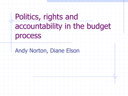 Day 2 - AM - Andy Norton - Politics and Accountability in