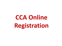 CCA Online Registration - Hougang Secondary School