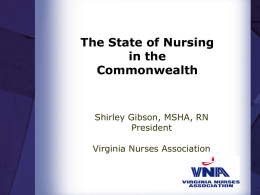 The State of Nursing in Virginia