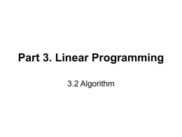 Part 3. Linear Programming - National Cheng Kung University