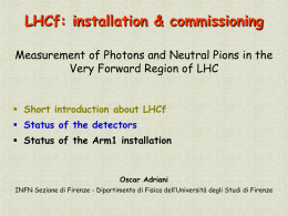 LHCf: Installation and commissioning - HEP