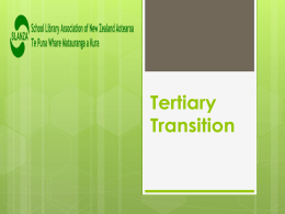 Tertiary Transition
