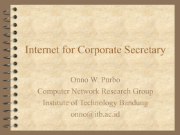 Internet for Corporate
