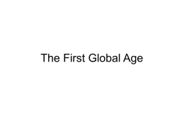 The First Global Age