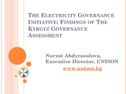 National Energy Study for the Slovak Republic