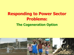 Large Scale Hydropower, Renewable Energy Adaptation and