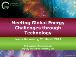 Energy Technology Perspsectives 2010