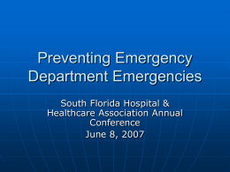 Approaches to Ensuring Emergency Department Call Coverage